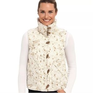 Patagonia Cream and Brown Women's Vest